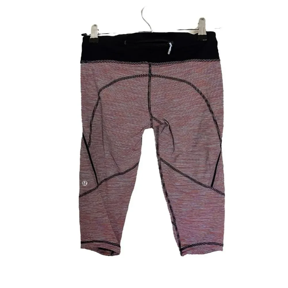 Lululemon Run: Excel Crop Wee Are From Space Capri Leggings